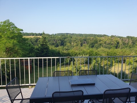 la vue , de la terrasse façade arrière